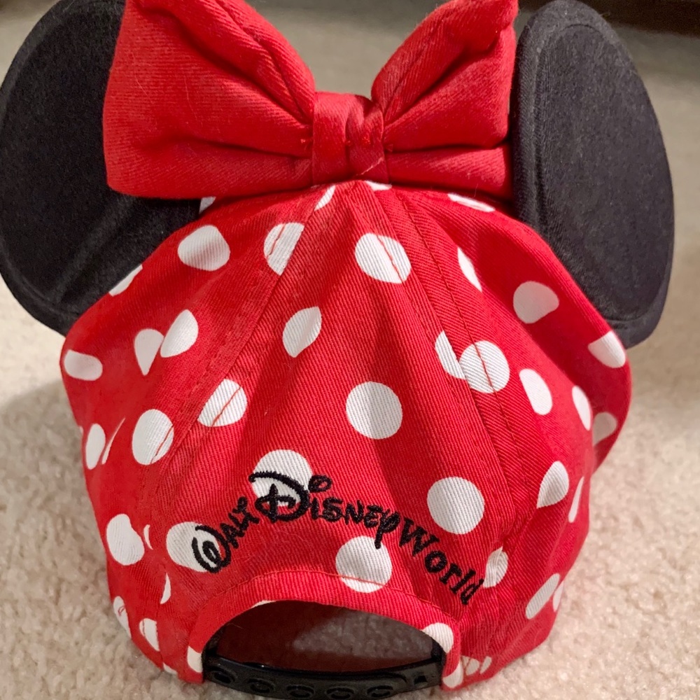 Disney Parks Minnie Mouse Hat with Ears - Picture 3 of 4